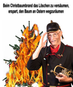 Brennender Tannenbaum + Text_KLEIN
